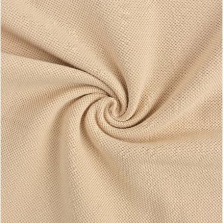 Polo bomullsjersey 155cm 652 Beige - 50cm