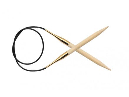 KnitPro Bamboo Rundstickor Bambu 80cm 5,50mm / 31.5in US9