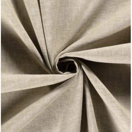 Lin/Bomull Melange Tyg 145cm 026 Beige - 50cm