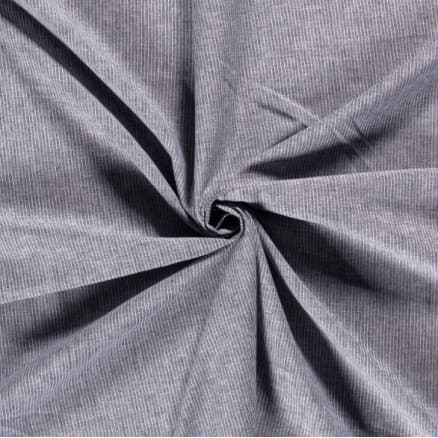 Lin/Bomull m/Ränder 145cm 008 Grå - 50cm