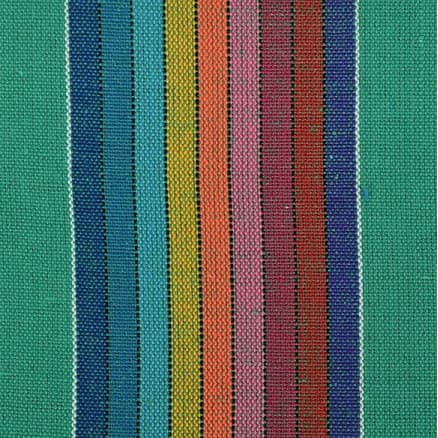 Canvas m/Ränder Tyg 150cm 025 Multi - 50 cm