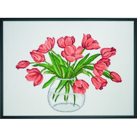 Permin Broderikit Tulpaner 58x42cm