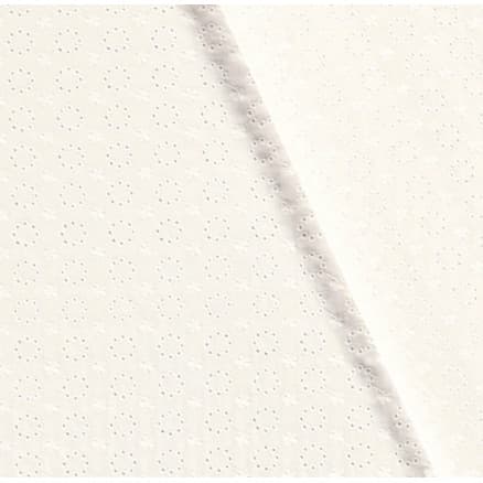 Broderi Anglaise 135cm 051 Råvit Design 1 - 50cm