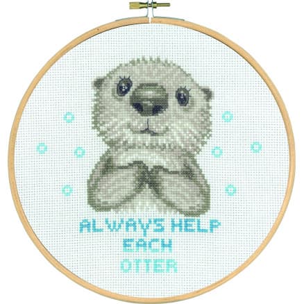 Permin Broderikits Always help Ø20cm