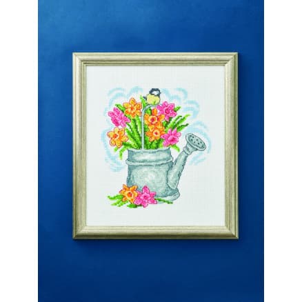 Permin Broderikit Kanna & tulpaner 33x38cm