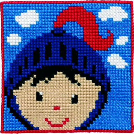 Permin Broderikit Barnstramalj Riddare 25x25cm