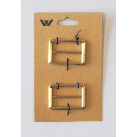 Spänne Justerbart 32mm Guld - 2 st