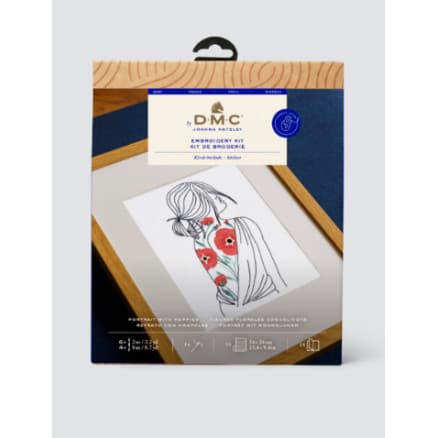 Designer Collection Broderi-Kit Porträtt Röd