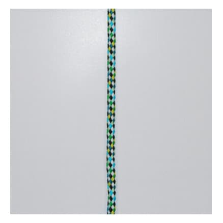 Anoraksnöre Polyester 7mm Gul/Grön/Svart- 50 cm