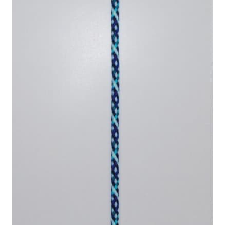 Anoraksnöre i polyester 7mm Blå/Lila/Svart - 50 cm