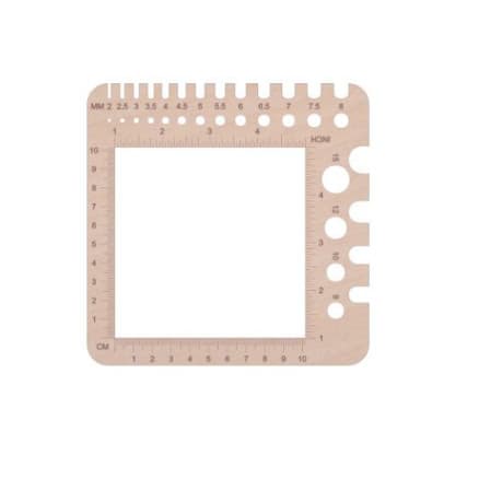 Stickm�tare/Stickfasthetsm�tare Ram Tr� 15x15 cm