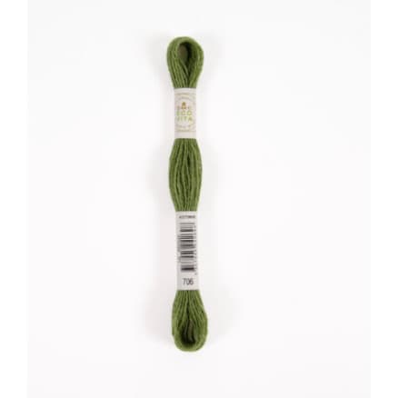 DMC Eco Vita 360 Broderigarn av ekologisk ull 706 - 6 st