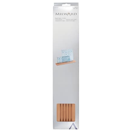Milward Linjalhållare 50x10 cm - 5 räfflor - Trä