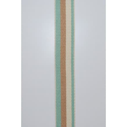 Väskrem Polyester 38mm Beige/Brun/Turkos - 50 cm