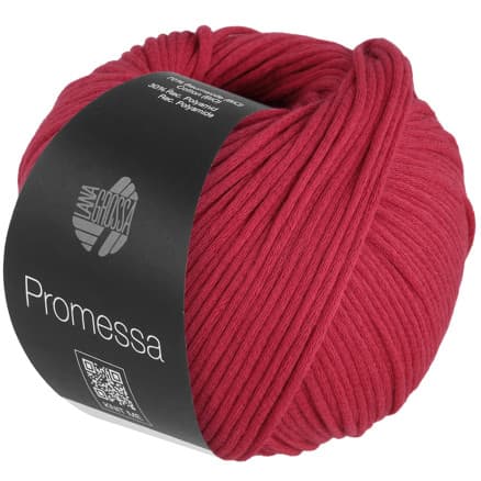 Lana Grossa Promessa Garn 1 Oriental Röd