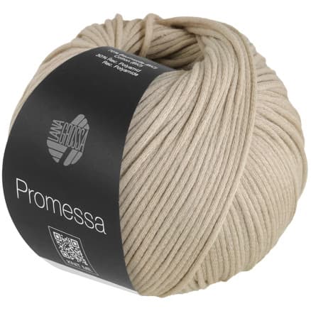 Lana Grossa Promessa Garn 15 Grå-Beige