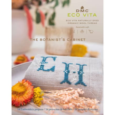 DMC Eco Vita Mönsterbok - 14 broderiprojekt