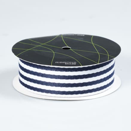 Infinity Hearts Väskrem Polyester 38mm 000 Vit/NaVy - 3m