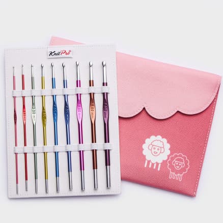 KnitPro Zing Virknålsset Aluminium 2-6mm 9 storlekar