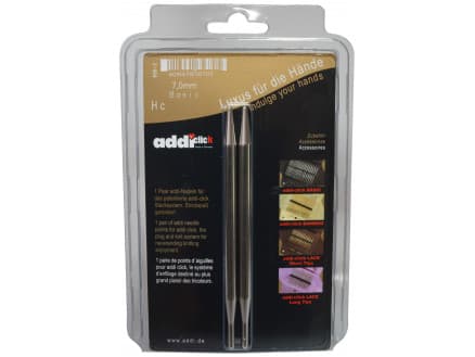 Addi Click Turbo Ändstickor Mässing 13cm 7,00mm US10Â¾