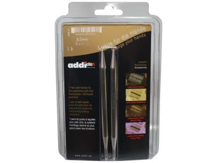 Addi Click Turbo Ändstickor Mässing 13cm 8,00mm US11