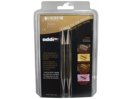 Addi Click Turbo Ändstickor Mässing 13cm 10,00mm US15