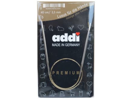 Addi Turbo Rundstickor Mässing 40cm 3,50mm / 15.7in US4