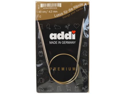 Addi Turbo Rundstickor Mässing 40cm 4,00mm / 15.7in US6