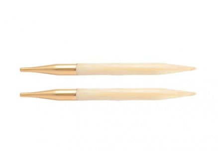 KnitPro Bamboo Ändstickor Bambu 13cm 10,00mm / US15