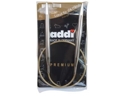 Addi Turbo Rundstickor Mässing 60cm 9,00mm / 23.6in US13
