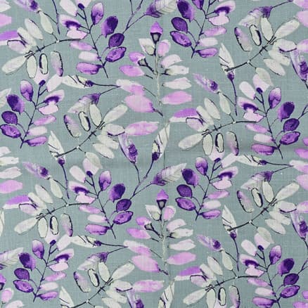 Lin/Viskos Jersey Tyg 1103 Blommor - 50cm