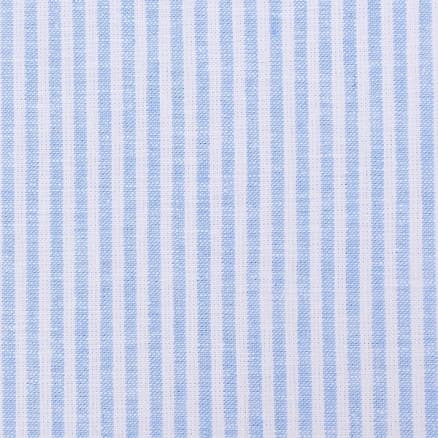 Lin/Bomull Jersey Randigt Tyg 150cm 069 Svart - 50cm