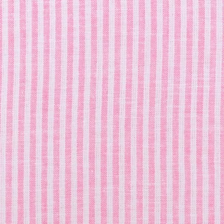 Lin/Bomull Jersey Randigt Tyg 150cm 069 Svart - 50cm