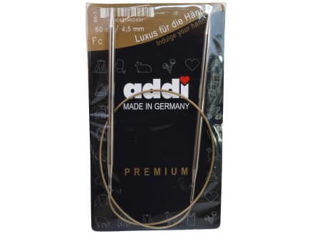 Addi Turbo Rundstickor Mässing 60cm 4,50mm / 23.6in US7