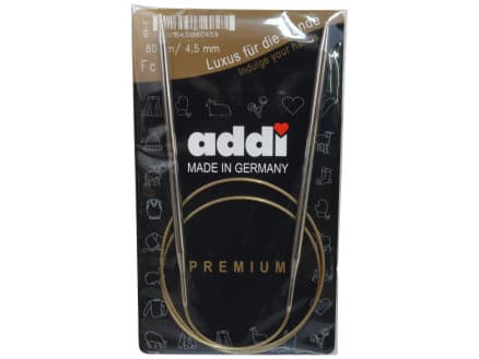 Addi Turbo Rundstickor Mässing 80cm 4,50mm / 31.5in US7