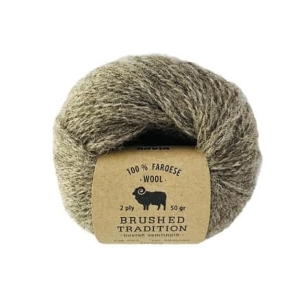 Navia Brushed Tradition Garn 1103 Mellangrå