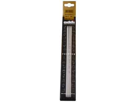 Addi Strumpstickor Aluminium 20cm 2,50 mm / 7.9in US1Â½