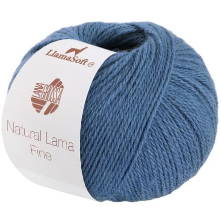 Lana Grossa Natural Lama Fine Garn 105 Puderblå