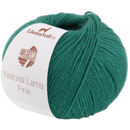 Lana Grossa Natural Lama Fine Garn 107 Turkosblå