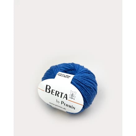 Permin Berta Garn 46 Klarblå