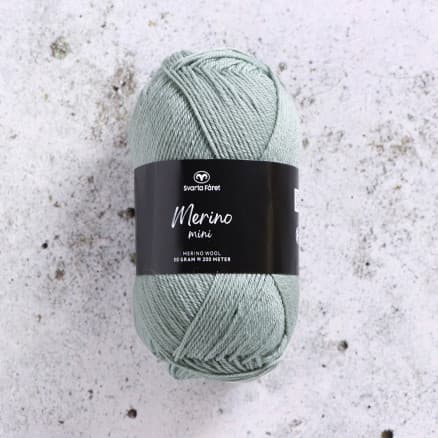 Svarta Fåret Merino Mini Garn 103 Lagerblad