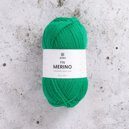 Järbo Fine Merino Garn 310 Gräsgrön