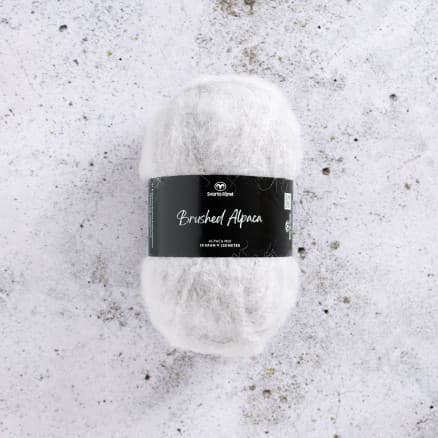 Svarta Fåret Brushed Alpaca Garn 13 Pastell Lila