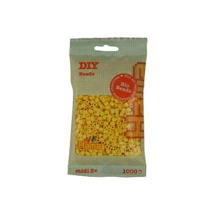 Hama Bio Midi Pärlor 190-03 Ljusgul - 1000st