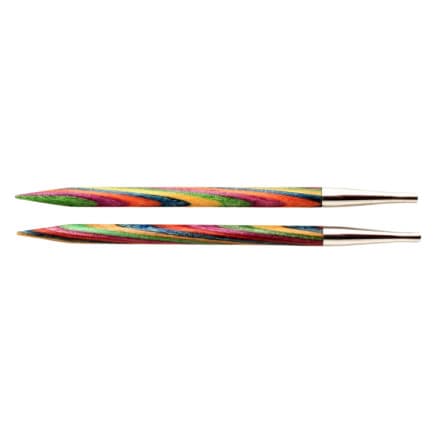 KnitPro Symfonie Korta Ändstickor Björk 10cm 9.00mm US10,5