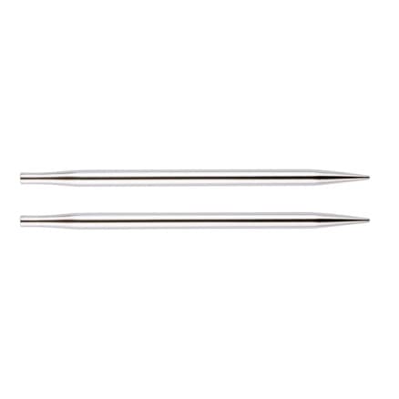 KnitPro Nova Metall Korta Ändstickor Mässing 10cm 8.00mm US11