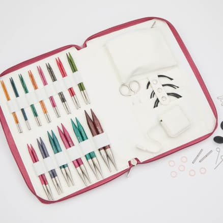 KnitPro Dreamz Ändstickor Grande 360Â° Swivel 60, 80, & 100cm 3.0-12.0mm 14 storlekar 13cm
