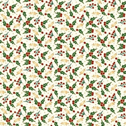 Bomullspoplin Tyg 145cm 051 - Beige med järnek
