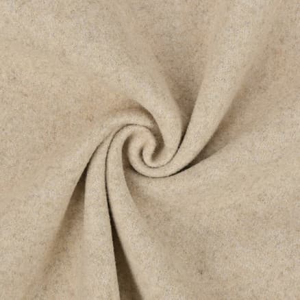 Fleecetyg 150cm 152 - Beige melerat