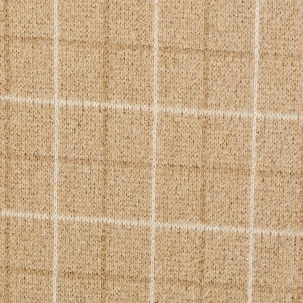 Fleecetyg 150cm 652 - Beige med Rutor